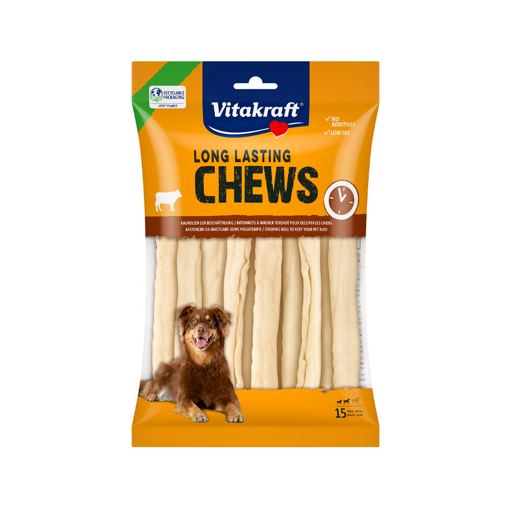 Vitakraft Chews Kauknochen - 15 Stück Vitakraft Chews Kauknochen - 15 Stück von Vitakraft