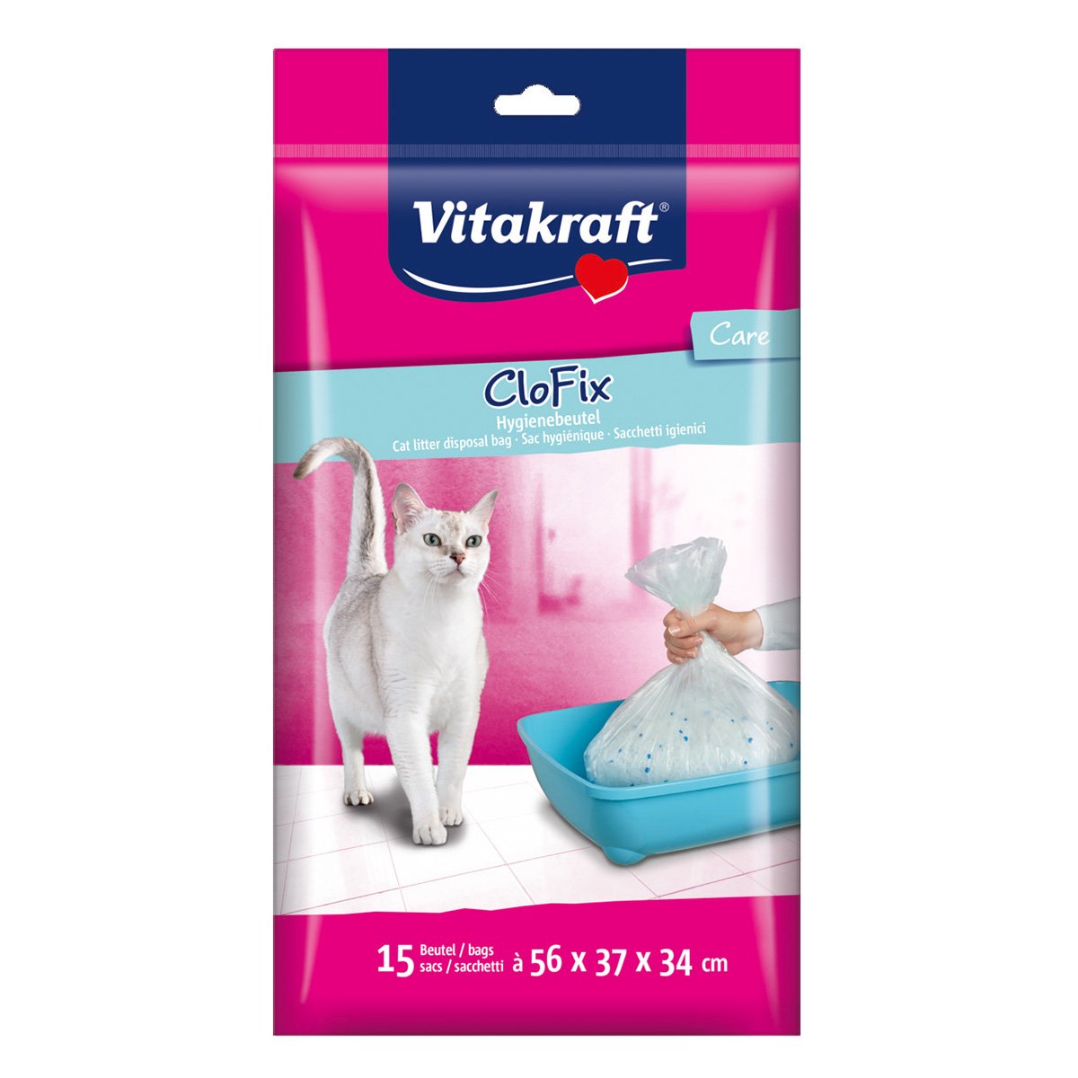 Vitakraft CloFix Hygienebeutel 15 Stück Vitakraft CloFix Hygienebeutel 15 Stück von Vitakraft