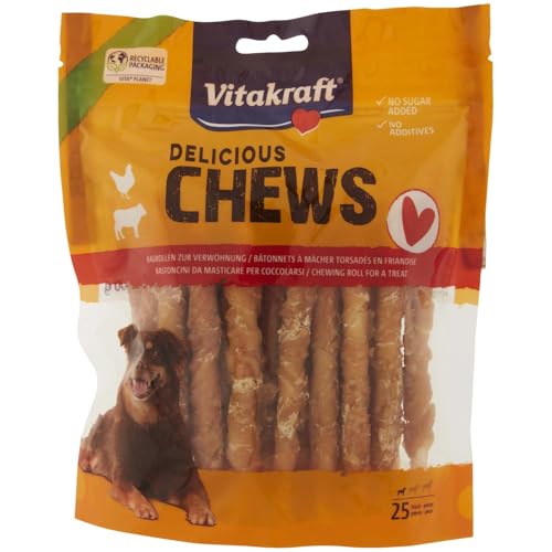 Vitakraft Delicius Chews Hühnerstäbchen 25 Stück, 25 Stück Vitakraft Delicius Chews Hühnerstäbchen 25 Stück, 25 Stück von Vitakraft