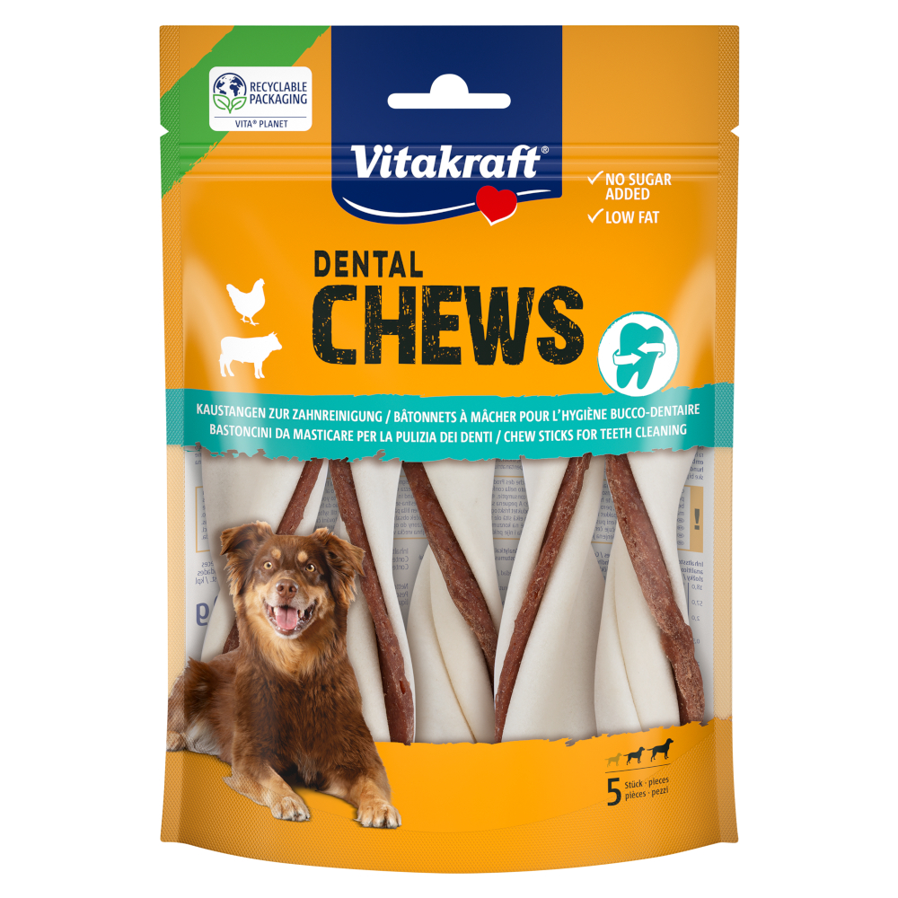 Vitakraft Dental Chews Twister Huhn M - 150 g von Vitakraft