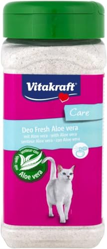 Vitakraft Deo Fresh Aloe Vera, Frischegranulat für Katzentoiletten, frischer Duft, in aromaversiegelter Streudose (1x 720g) von Vitakraft