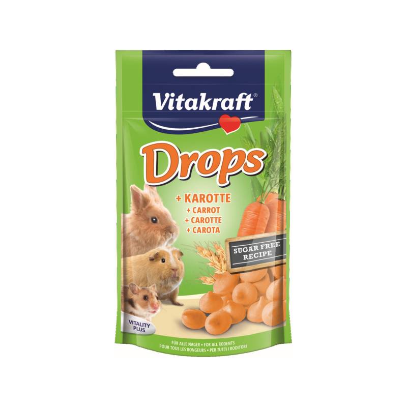 Vitakraft Drops Kaninchen & Nagetier - Karotte - 75 g von Vitakraft