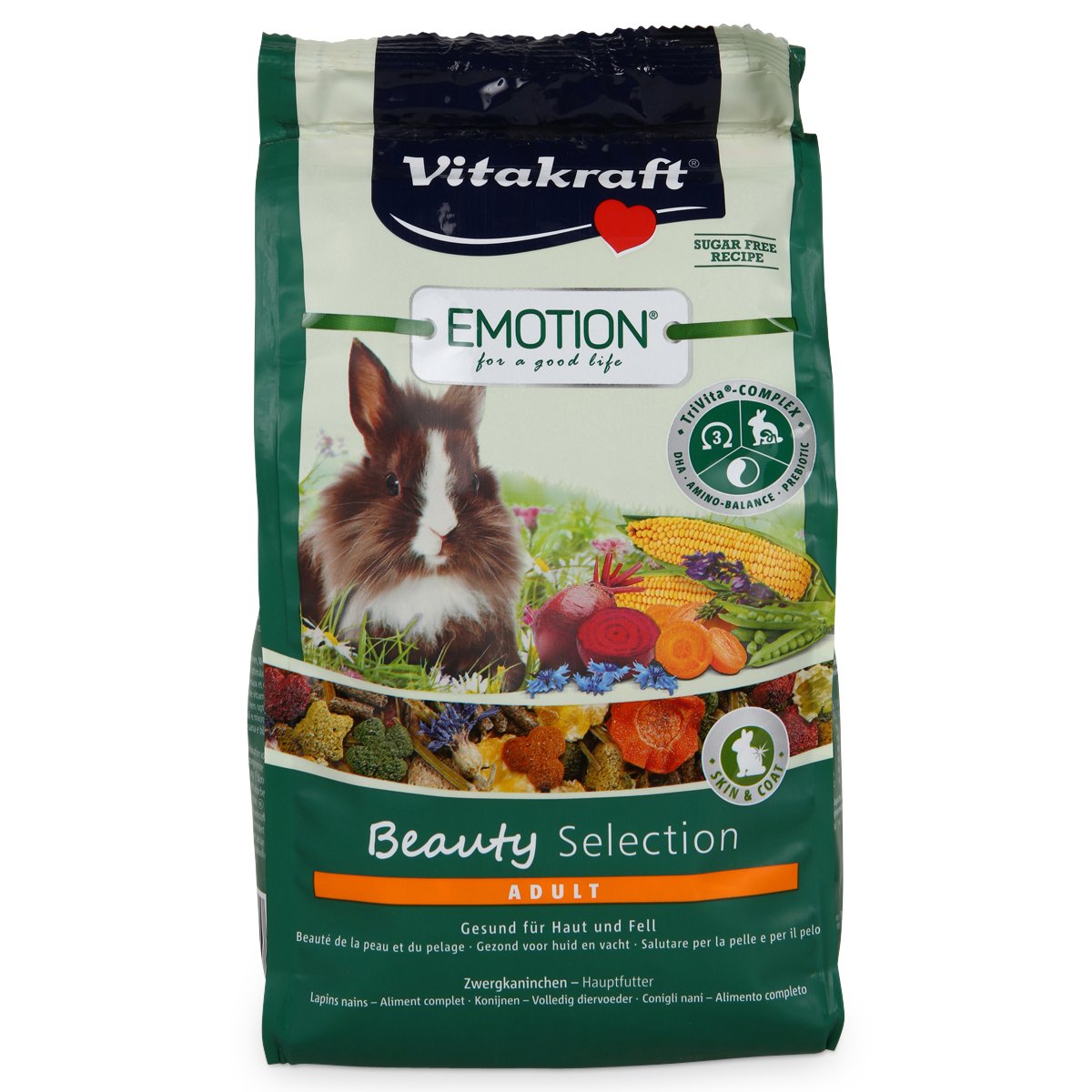 Vitakraft Emotion Beauty Selection Adult Zwergkaninchen 600g von Vitakraft