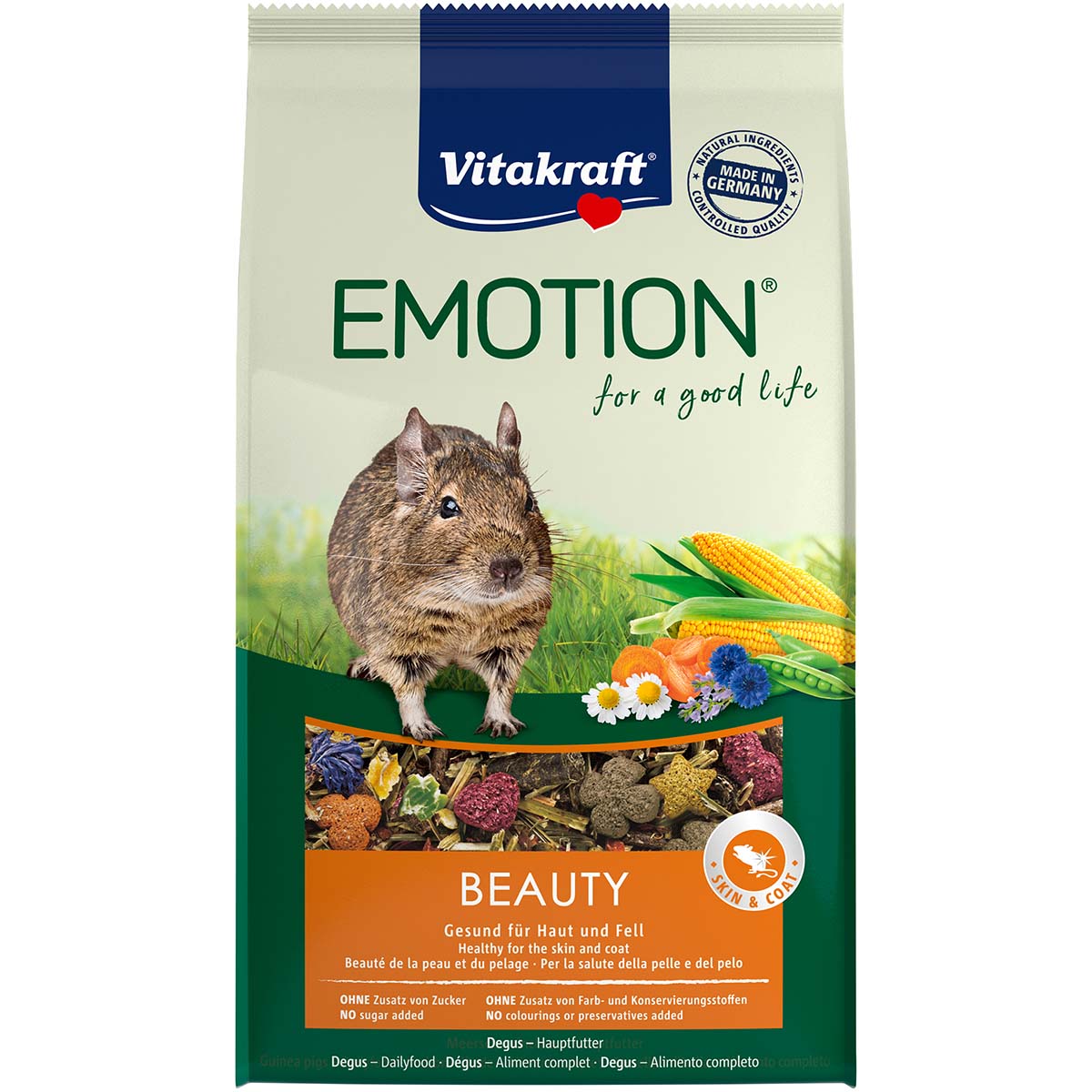 Vitakraft Emotion Beauty Selection Degus 600g Vitakraft Emotion Beauty Selection Degus 600g von Vitakraft