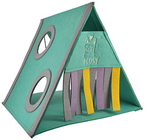 Vitakraft Faltbares Zelt für Katzen, zweifarbig, Bedruckt Cosy 42 x 42 cm von Vitakraft