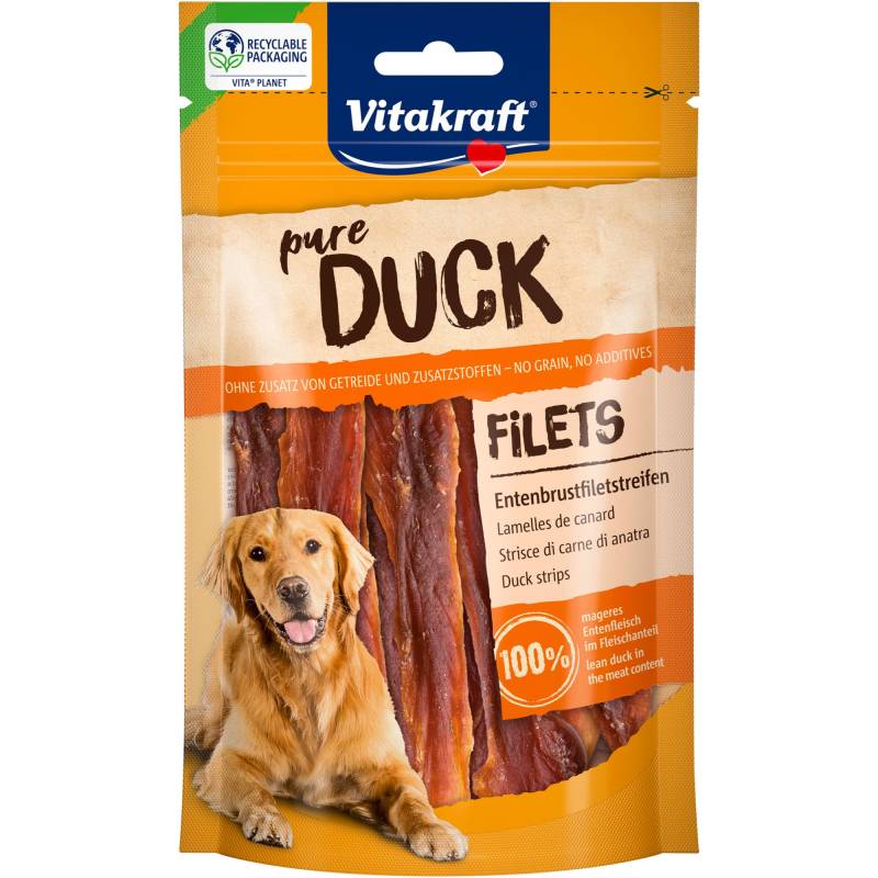 Vitakraft Filets Ente - Sparpaket: 8 x 80 g von Vitakraft