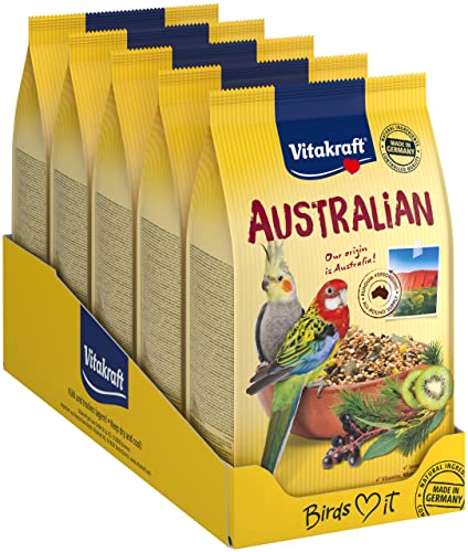 Vitakraft Vogelfutter australischer GS, Australian, 5x 750g von Vitakraft