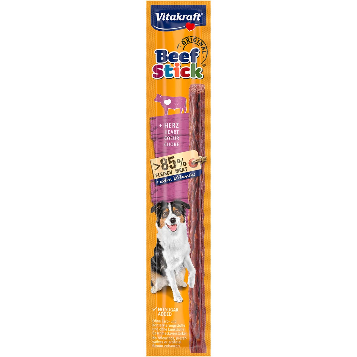 Vitakraft Hundesnack Beef Stick Herz 50 Stück von Vitakraft