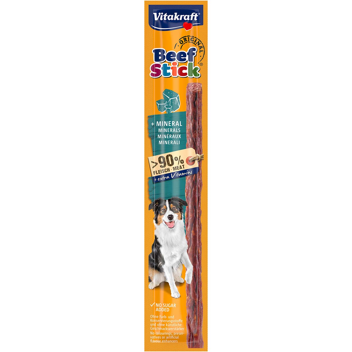 Vitakraft Hundesnack Beef Stick Mineral 50 Stück Vitakraft Hundesnack Beef Stick Mineral 50 Stück von Vitakraft