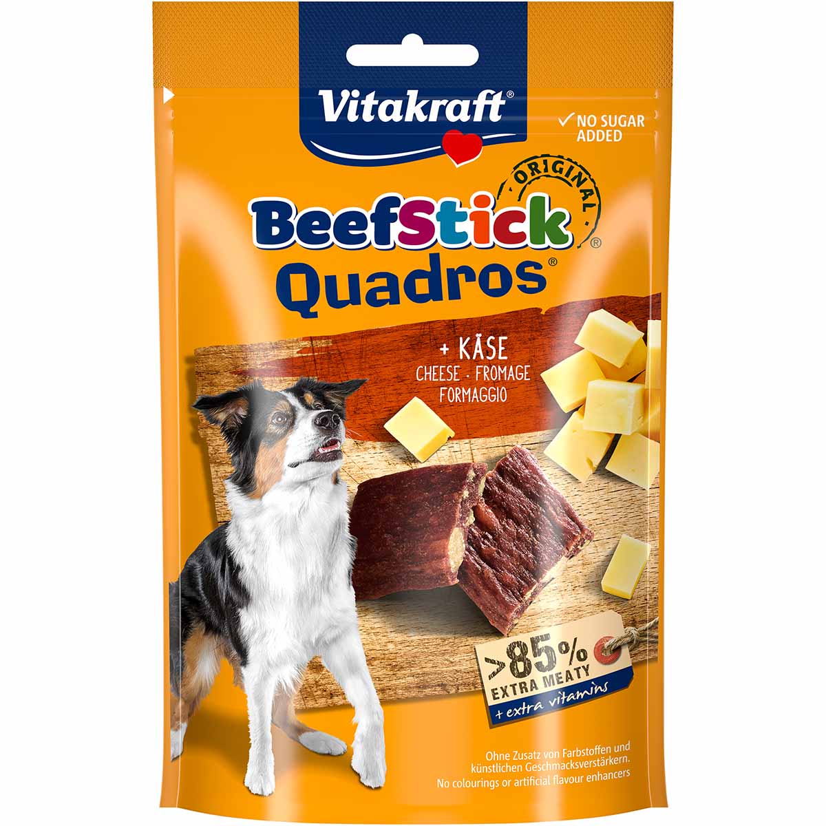 Vitakraft Hundesnack Beef-Stick Quadros Käse von Vitakraft