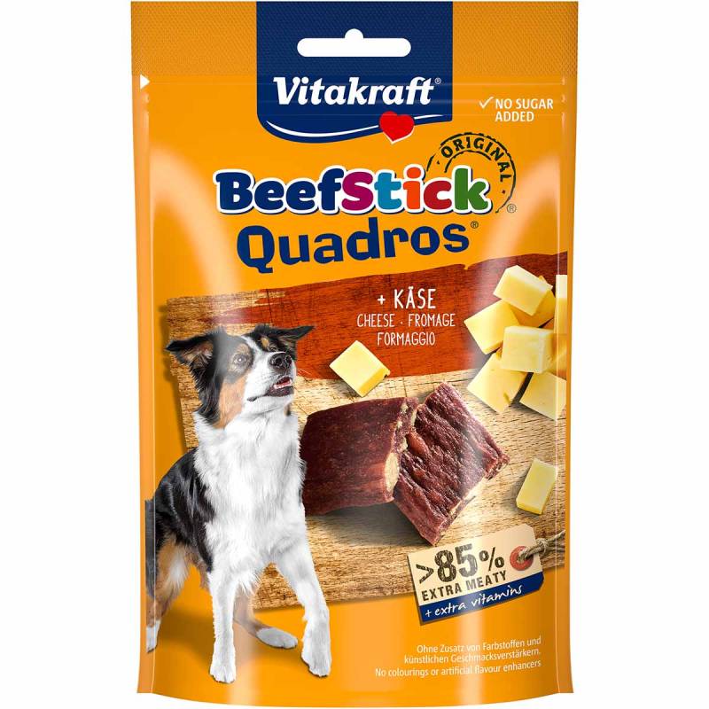 Vitakraft Hundesnack Beef-Stick Quadros Käse von Vitakraft