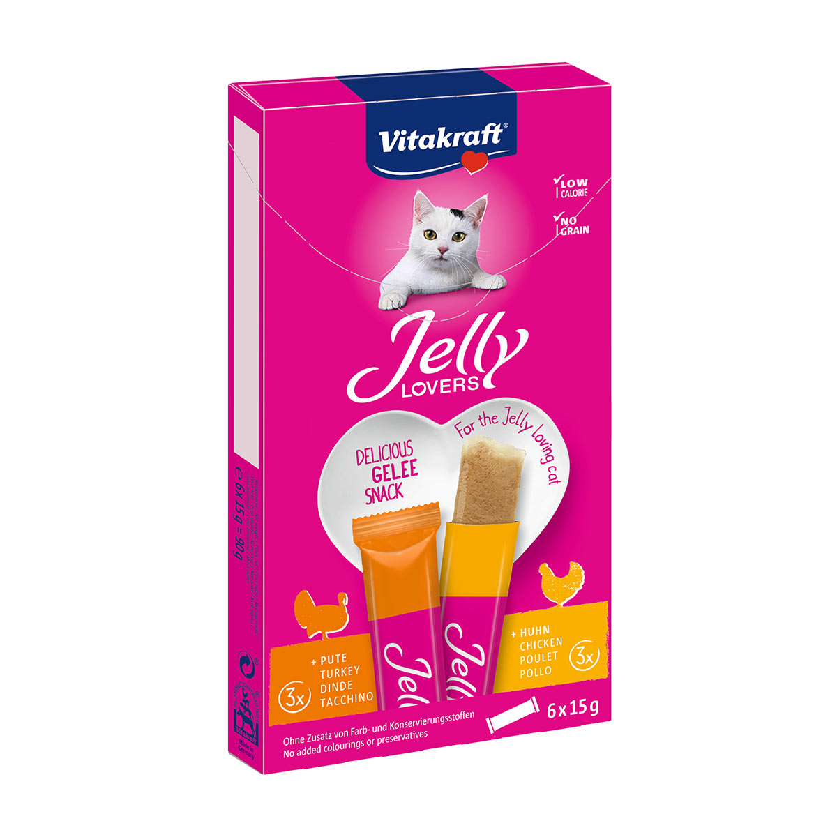 Vitakraft Jelly Lovers Huhn und Pute 6x15g von Vitakraft