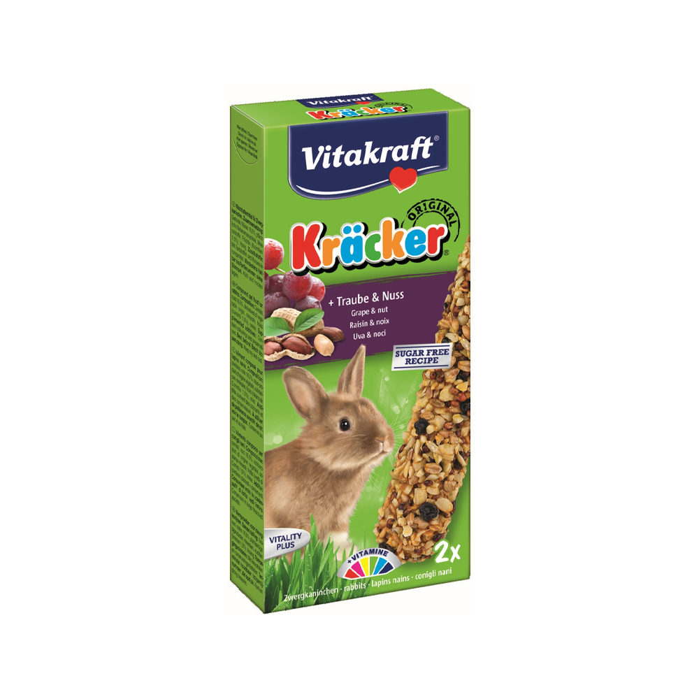 Vitakraft Kaninchen Kräcker Traube & Nuss - 2 Stück von Vitakraft
