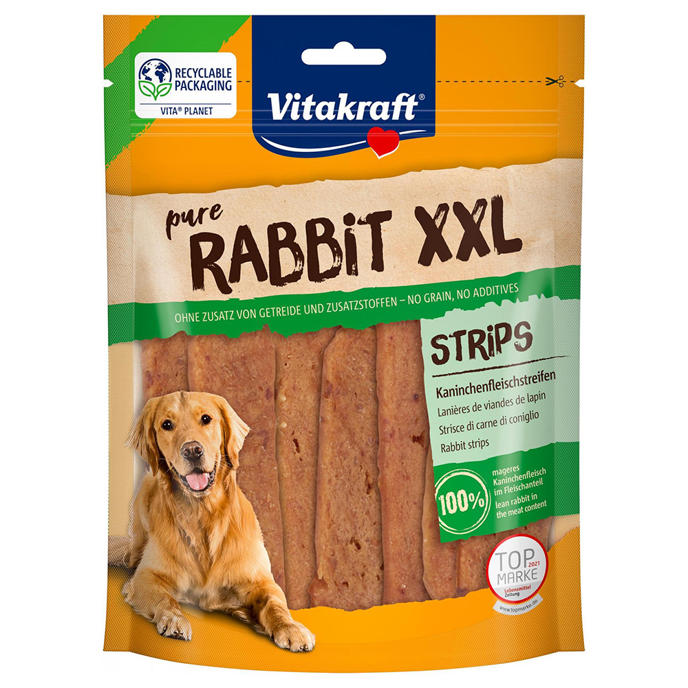 Vitakraft Kaninchenfleischstreifen XXL - Sparpaket: 2 x 250 g von Vitakraft