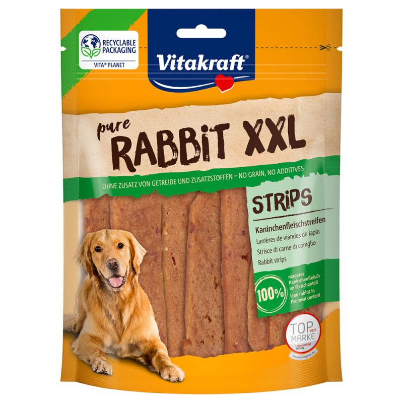 Vitakraft Kaninchenfleischstreifen XXL - Sparpaket: 2 x 250 g Vitakraft Kaninchenfleischstreifen XXL - Sparpaket: 2 x 250 g von Vitakraft