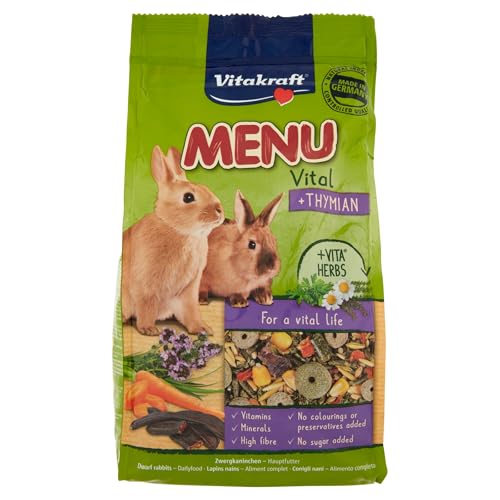 Vitakraft Kaninchenfutter Menu mit Thymian, 1000g Vitakraft Kaninchenfutter Menu mit Thymian, 1000g von Vitakraft