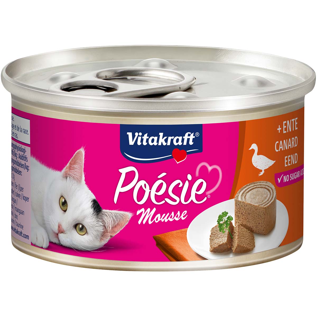 Vitakraft Katzenfutter Poésie Mousse Ente 12x85g von Vitakraft