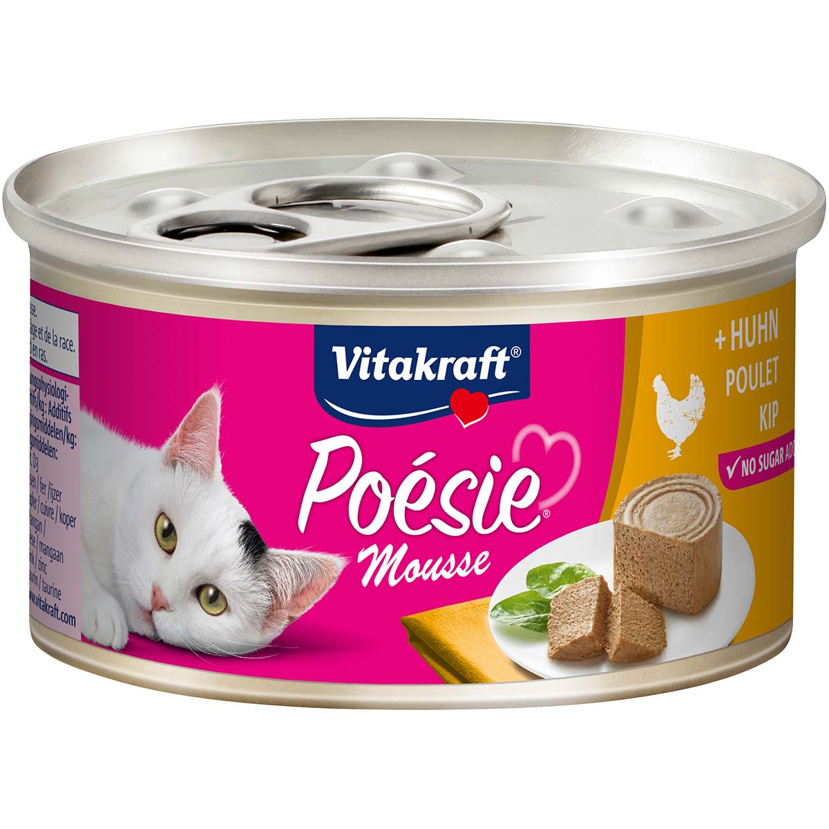 Vitakraft Katzenfutter Poésie Mousse Huhn 12x85g von Vitakraft