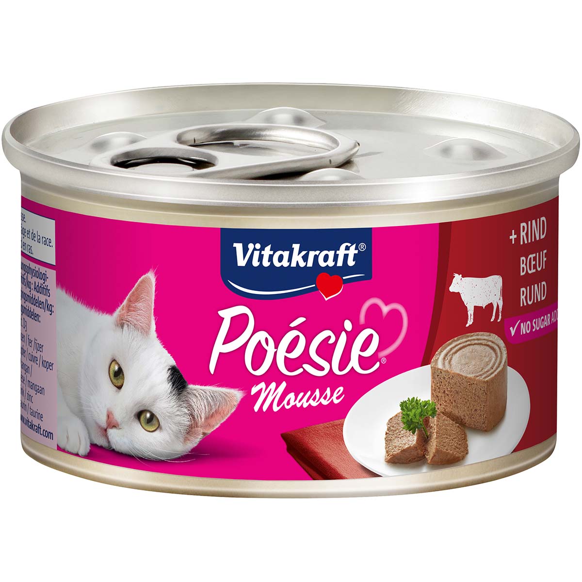 Vitakraft Katzenfutter Poésie Mousse Rind 12x85g von Vitakraft