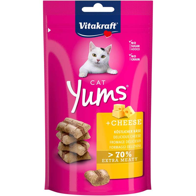 Vitakraft Katzensnack Cat Yums Käse 3x40g von Vitakraft