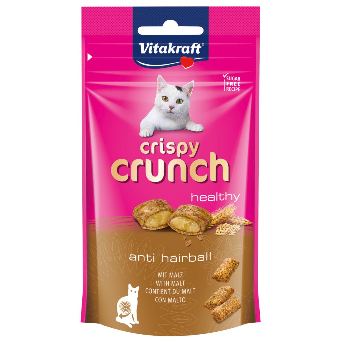 Vitakraft Katzensnack Crispy Crunch mit Malz 4x60g Vitakraft Katzensnack Crispy Crunch mit Malz 4x60g von Vitakraft