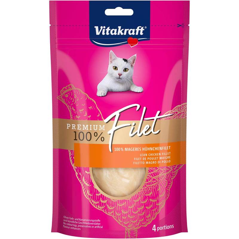 Vitakraft Katzensnack Premium Filet Huhn 7x4 Stück von Vitakraft
