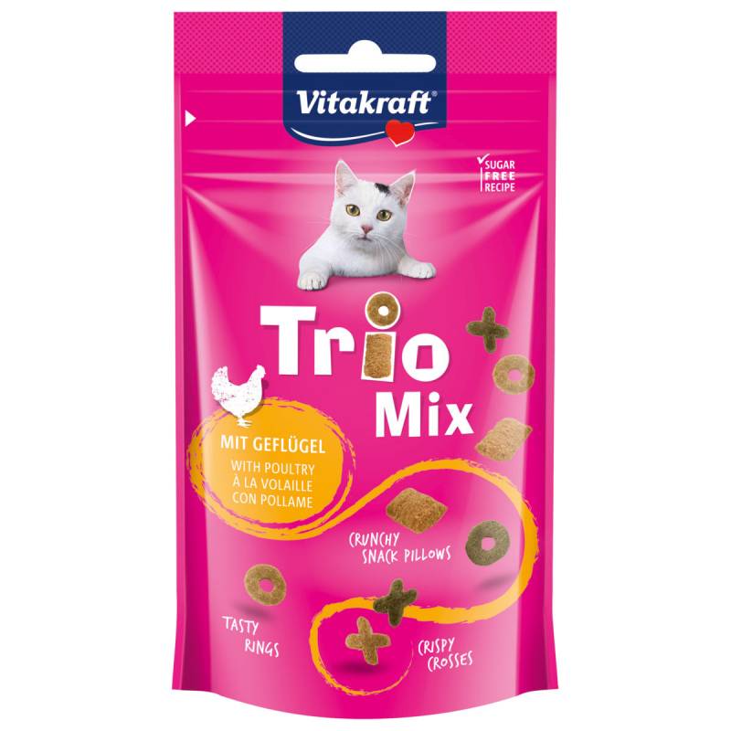 Vitakraft Katzensnack Trio Mix Geflügel 8x60g von Vitakraft