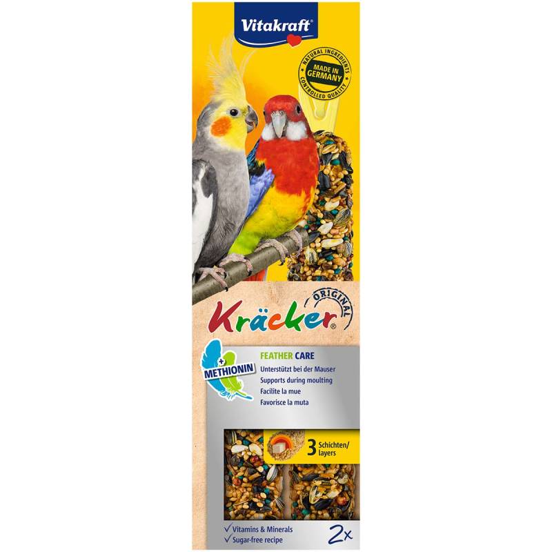 Vitakraft Kräcker Feather Care für Großsittiche 4x2 Stück von Vitakraft