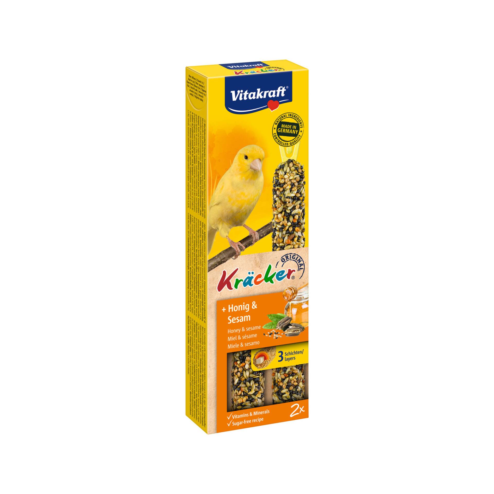 Vitakraft Kräcker - Honig & Sesam - 2 Stück Vitakraft Kräcker - Honig & Sesam - 2 Stück von Vitakraft