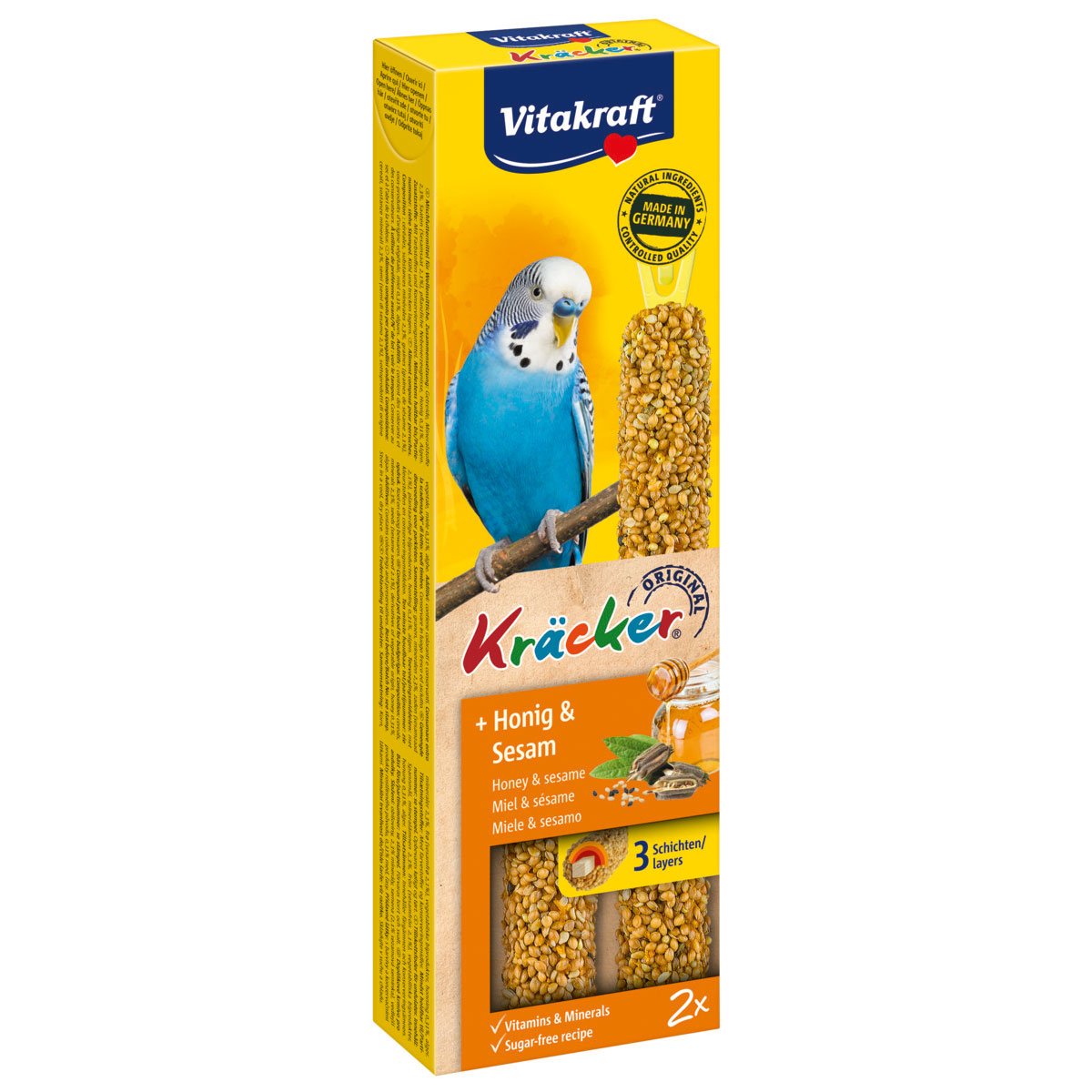 Vitakraft Kräcker Honig & Sesam 5x2 Stück von Vitakraft