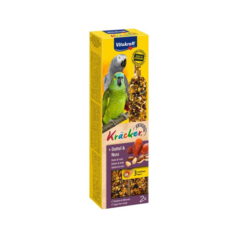 Vitakraft Kräcker Original Papagei - Datteln & Nüsse - 2 Stück von Vitakraft