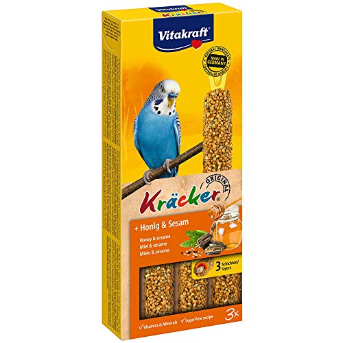 Vitakraft Kräcker Original mit Honig & Sesam für Wellensi... von Vitakraft