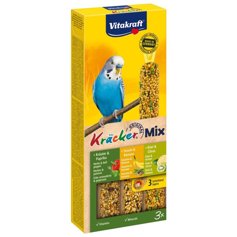 Vitakraft Kräcker Trio Banane Kräuter Kiwi 3 Stück von Vitakraft