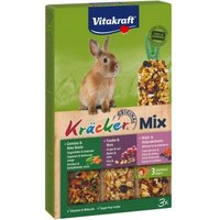 Vitakraft Kräcker Trio Gemüse-Traube-Beere 3Stk für Zwergkaninchen von Vitakraft