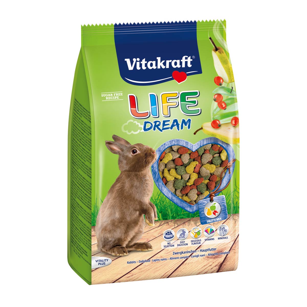 Vitakraft LIFE Dream Zwergkaninchen 1,8kg Vitakraft LIFE Dream Zwergkaninchen 1,8kg von Vitakraft