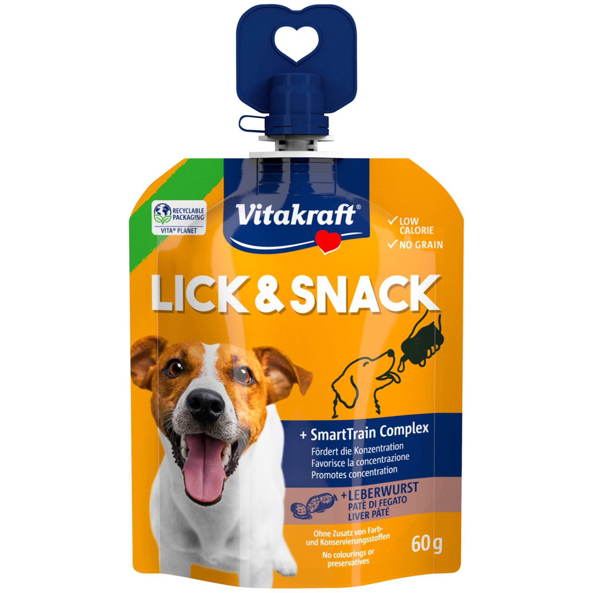 Vitakraft Lick & Snack SmartTrain Complex 16 x 60 g - Leberwurst Vitakraft Lick & Snack SmartTrain Complex 16 x 60 g - Leberwurst von Vitakraft