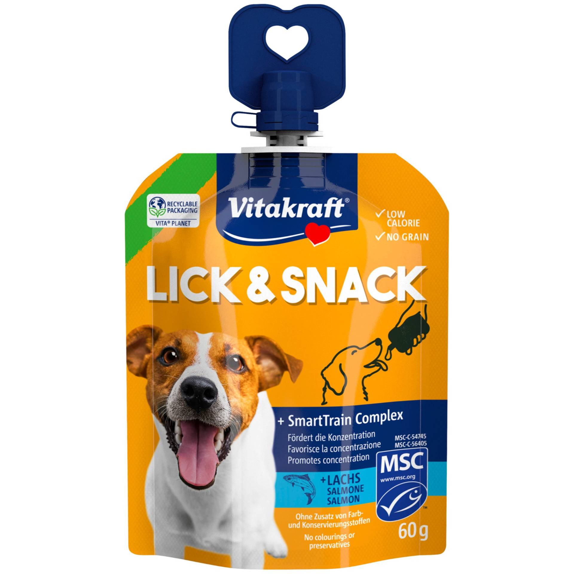 Vitakraft Lick & Snack SmartTrain Complex 60 g - Lachs Vitakraft Lick & Snack SmartTrain Complex 60 g - Lachs von Vitakraft