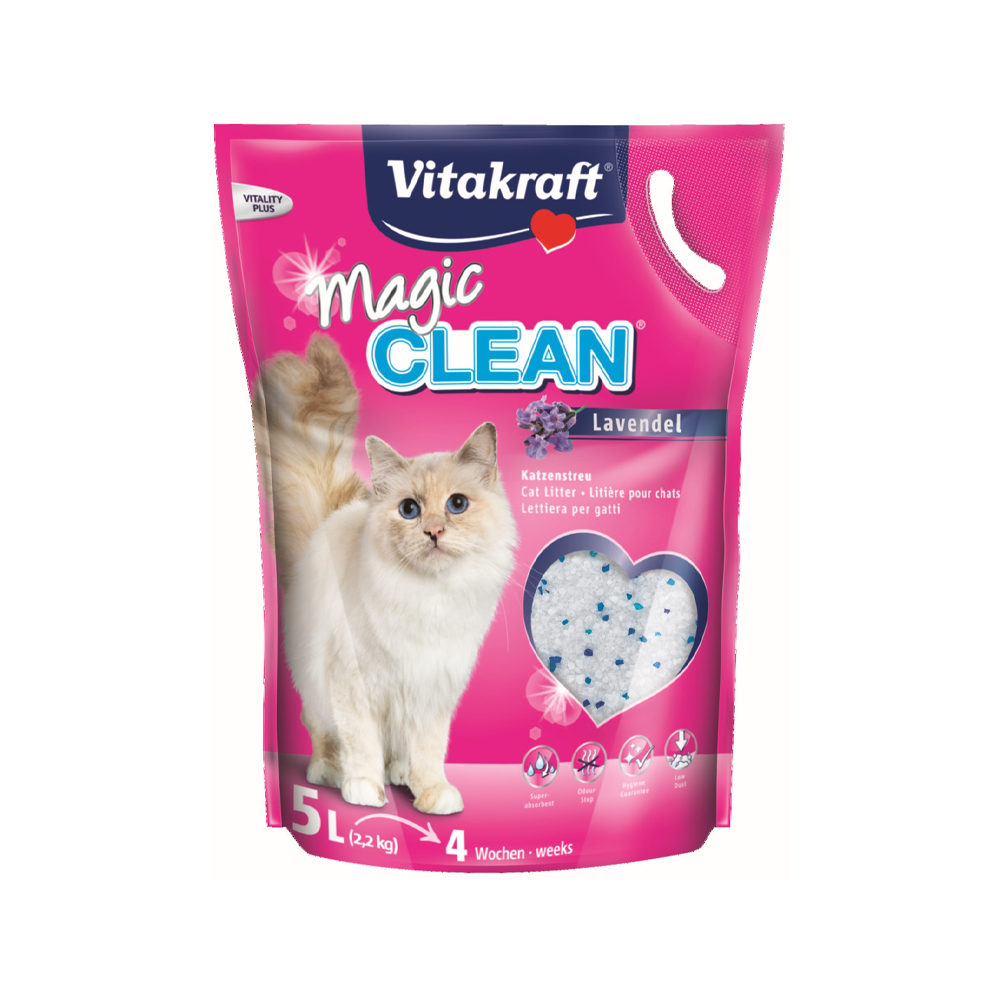 Vitakraft Magic Clean Lavendel - 5 l - 2 Stücke von Vitakraft