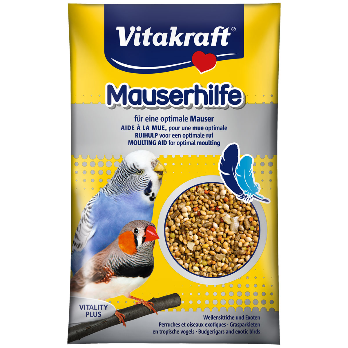 Vitakraft Mauserhilfe für Sittiche und Exoten 5x20g von Vitakraft