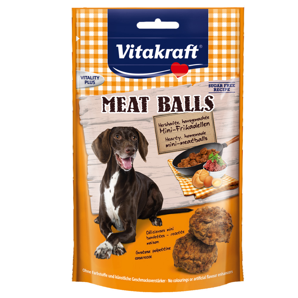 Vitakraft Meat Balls - Sparpaket: 6 x 80 g von Vitakraft