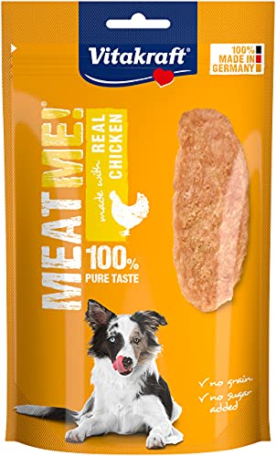 Vitakraft Meat Me! Huhn Snack mit Fleisch, Premium-Qualität, 60 g von Vitakraft