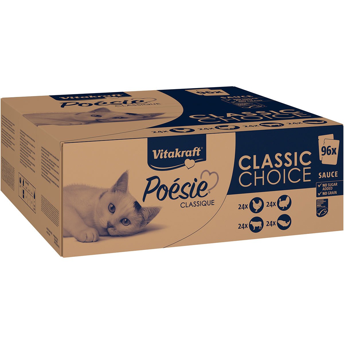 Vitakraft Mega Pack Poesie Classique MSC 96x85g Vitakraft Mega Pack Poesie Classique MSC 96x85g von Vitakraft