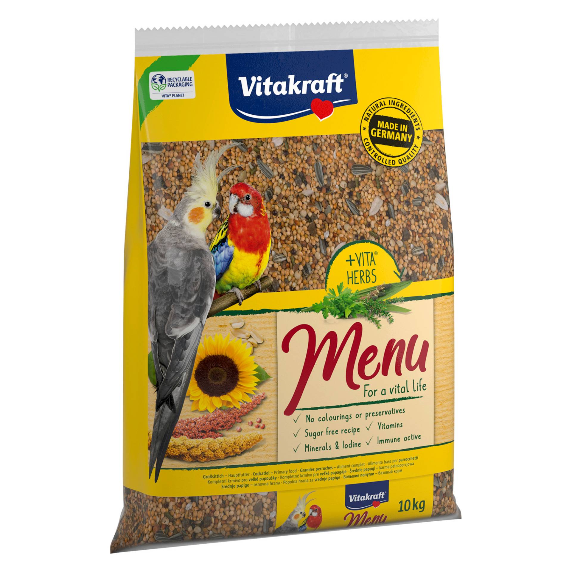 Vitakraft Menü Großsittiche - 10 kg von Vitakraft