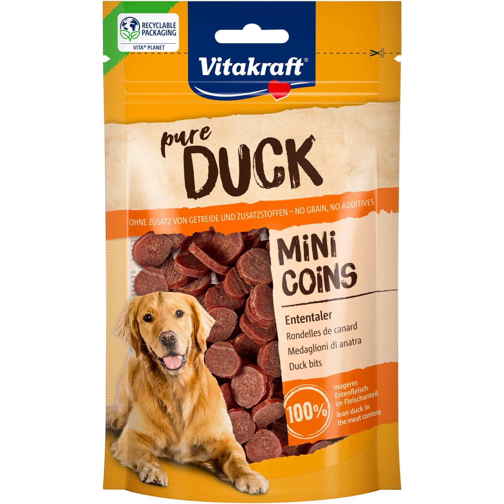 Vitakraft Mini Coins Ente - 80 g Vitakraft Mini Coins Ente - 80 g von Vitakraft