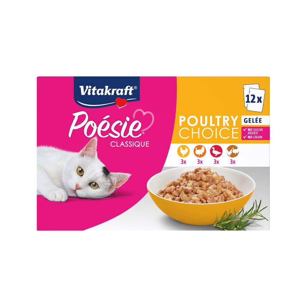 Vitakraft Poesie Classique Poultry Choice - 12 x 85 g von Vitakraft