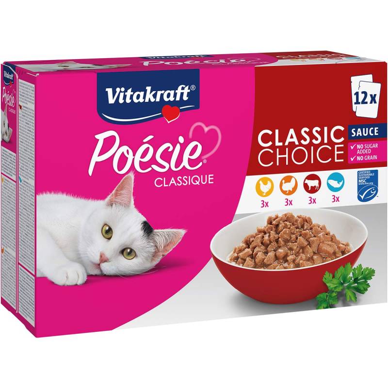 Vitakraft Poésie Classique in Sauce 12 x 85g von Vitakraft