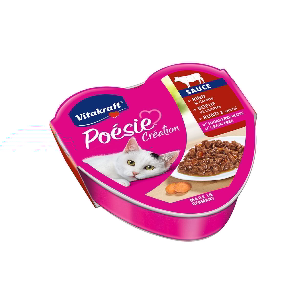 Vitakraft Poésie Création mit Rind & Karotte 15x85g von Vitakraft