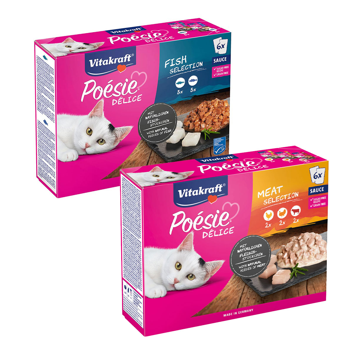 Vitakraft Poésie Délice Multipack Mix Fleisch und Fisch Vitakraft Poésie Délice Multipack Mix Fleisch und Fisch von Vitakraft