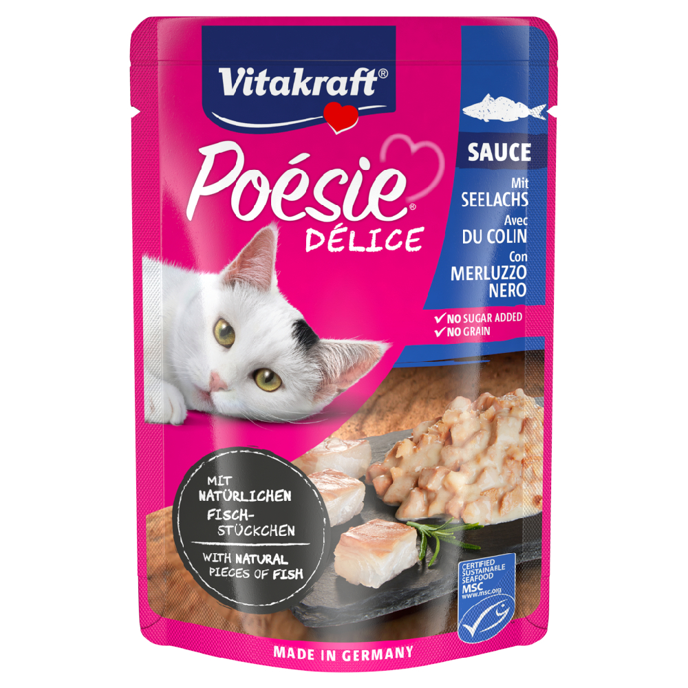 Vitakraft Poésie Délice 23 x 85 g - Seelachs Vitakraft Poésie Délice 23 x 85 g - Seelachs von Vitakraft