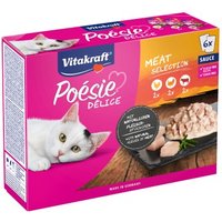 Vitakraft Poésie Delice Adult 6x85g Fleisch, in Sauce Vitakraft Poésie Delice Adult 6x85g Fleisch, in Sauce von Vitakraft